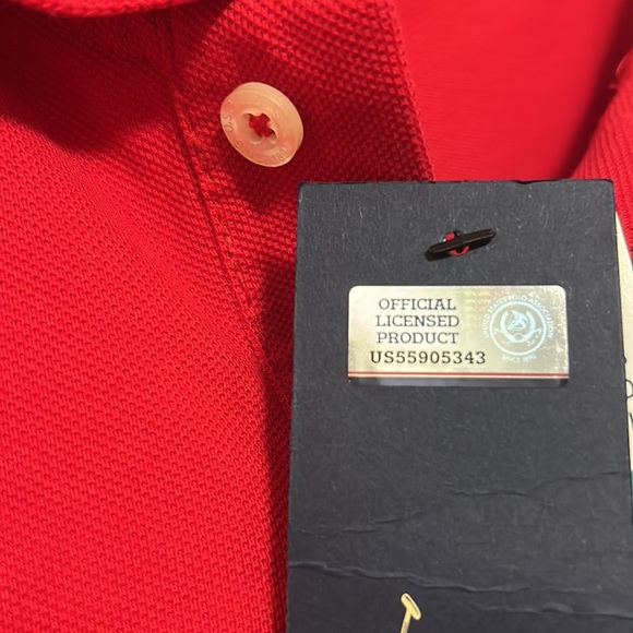 NWT ❤️ men’s Red polo shirt by U.S. Polo Assn. - Picture 6 of 8